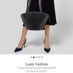 Louis Vuitton Vintage Black Purse